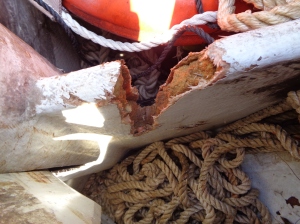 Long Bay Marine Survey boat and yacht damage